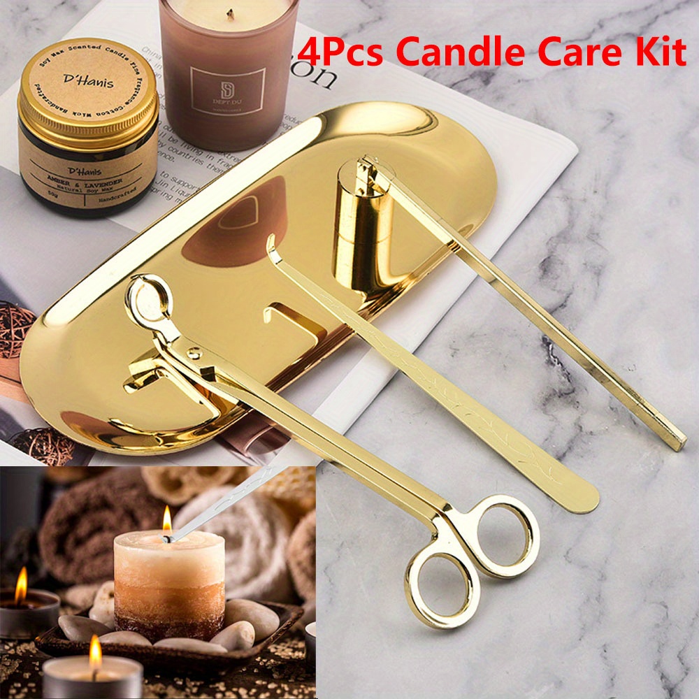 Quiet Luxury Lifestyle - 4pcs/set Luxury Candle Care Kit Stainless