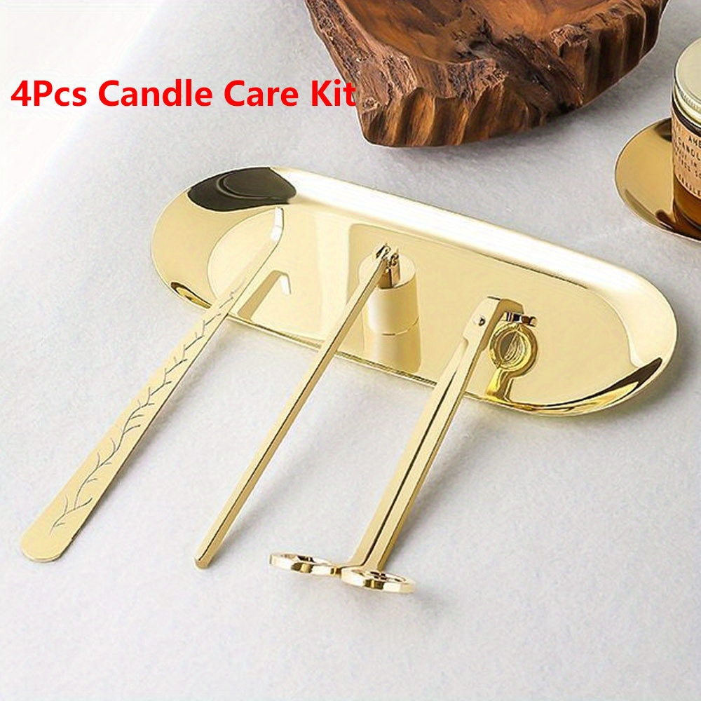 4pcs/set Luxury Candle Care Ki - огляд і ціна Quiet Luxury Lifestyle