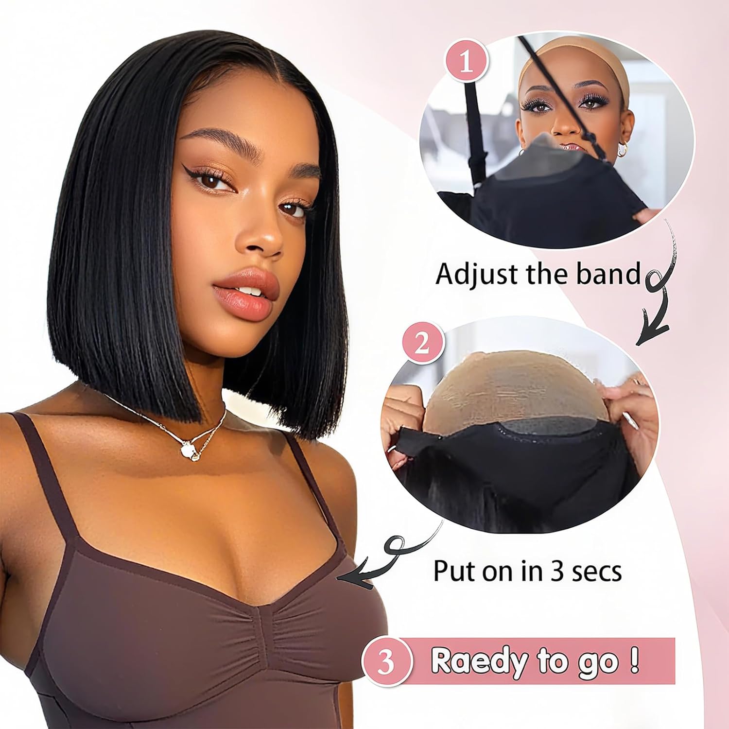 Smilegirl 5x5 HD Lace Short Bo - огляд і ціна Luxury Lifestyle Hair