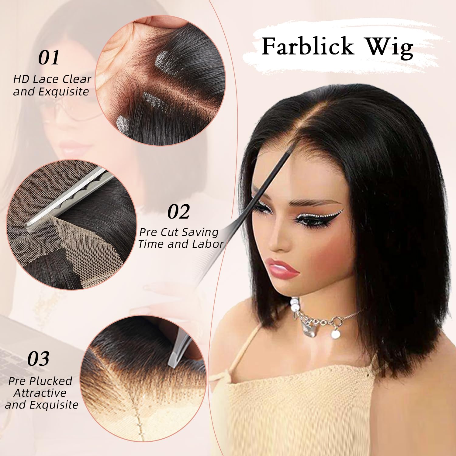 Smilegirl 5x5 HD Lace Short Bo - огляд і ціна Luxury Lifestyle Hair