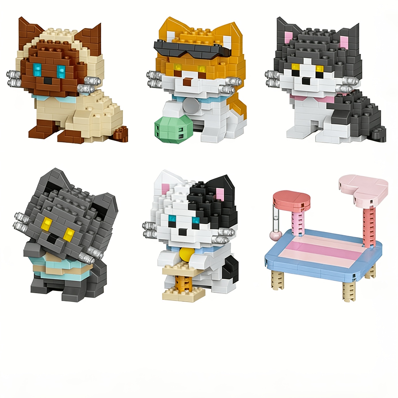Cat Series Building Blocks Set - огляд і ціна Quiet Luxury Lifestyle